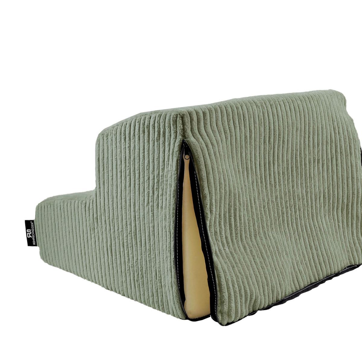 TIERTREPPE HUNDETREPPE SALBEI - Salbeigrün, Basics, Kunststoff/Textil (39/41/30cm)