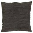 Zierkissen Carmina II 45x45 cm Polyester Anthrazit mit Zipp - Anthrazit, ROMANTIK / LANDHAUS, Textil (45/45cm) - James Wood