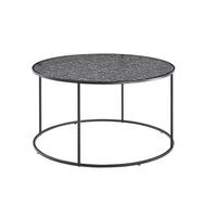 Couchtisch Schwarz D: 80 Cm - Schwarz, Design, Glas/Metall (80/80/45cm) - Livetastic