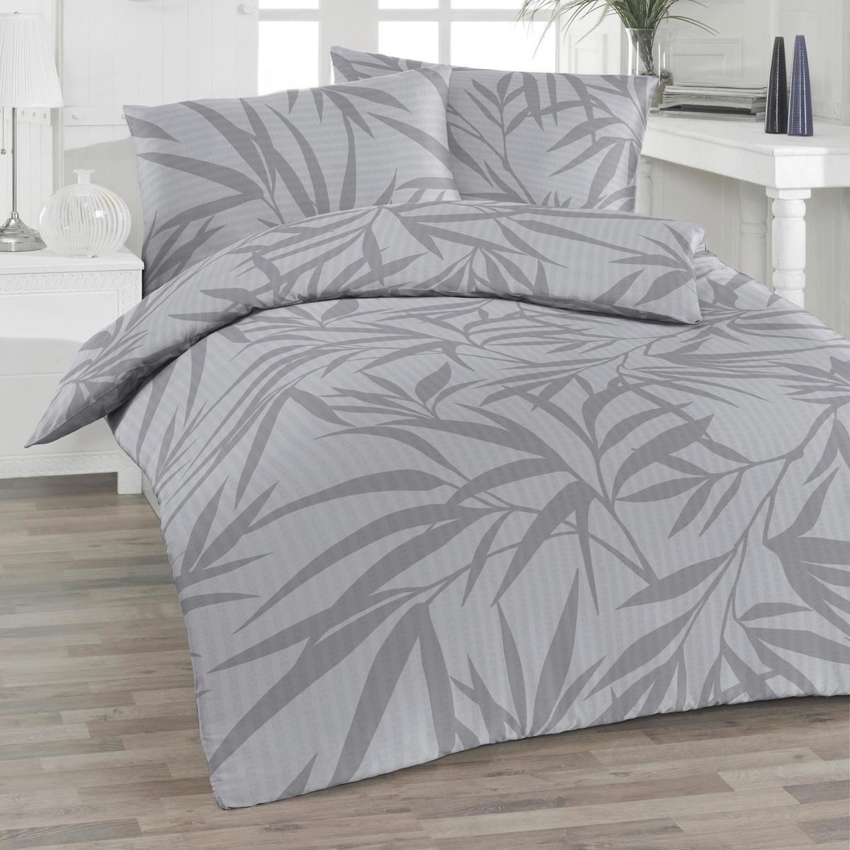 POSTEĽNÁ BIELIZEŇ SERB.005.PALOMO SILBER - sivá, Basics, textil (140/200cm) - Florella