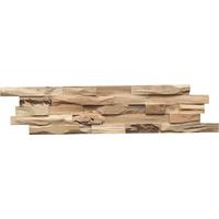 Wandverkleidung Beachwood Heavea Natural - Hellbraun, Basics, Holz (61/15/2cm)