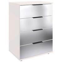 Éjjeliszekrény Saigon 52/74 Cm - fehér, Modern, faalapú anyag/Üveg (52/74/38cm) - MID.YOU