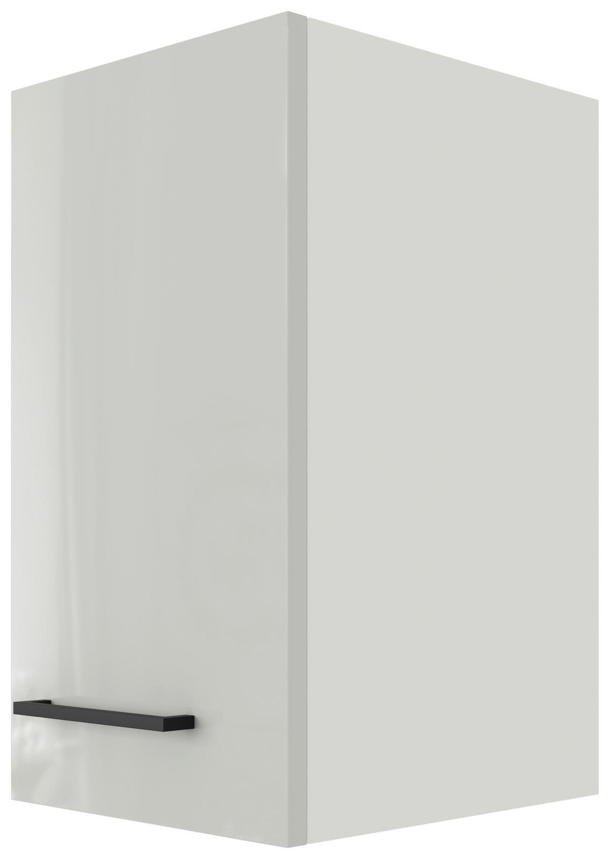 Kuchyňská horní skříňka LEVI LEVI - šedá/černá, Moderní, kov/kompozitní dřevo (30/54/32cm) - FlexWell