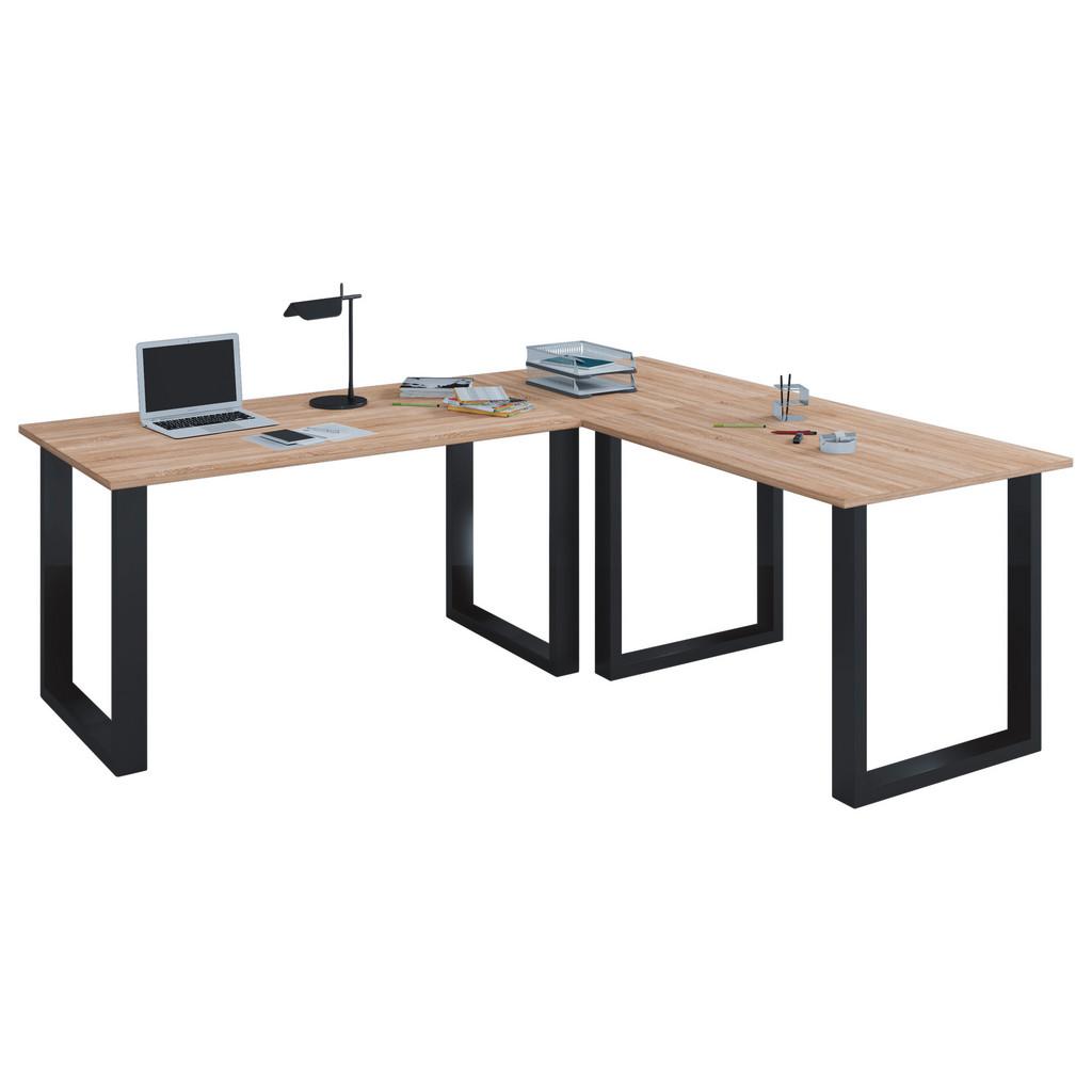 Eckschreibtisch Lona Sonoma Eiche B: 50 cm