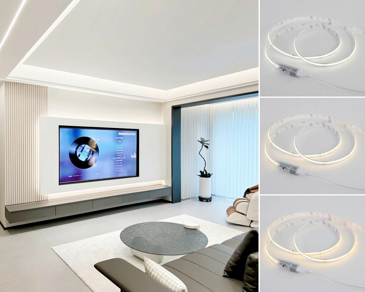 LED PÁSKA HOCH - bílá, Moderní, plast (500cm) - Mömax