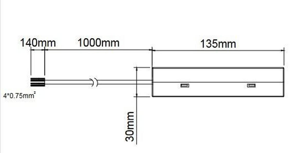 Schienensystem Duoline Einspeiser 701287 Titanfarben - Titanfarben, Basics, Kunststoff (9/3,2/13,5cm) - Trio Leuchten