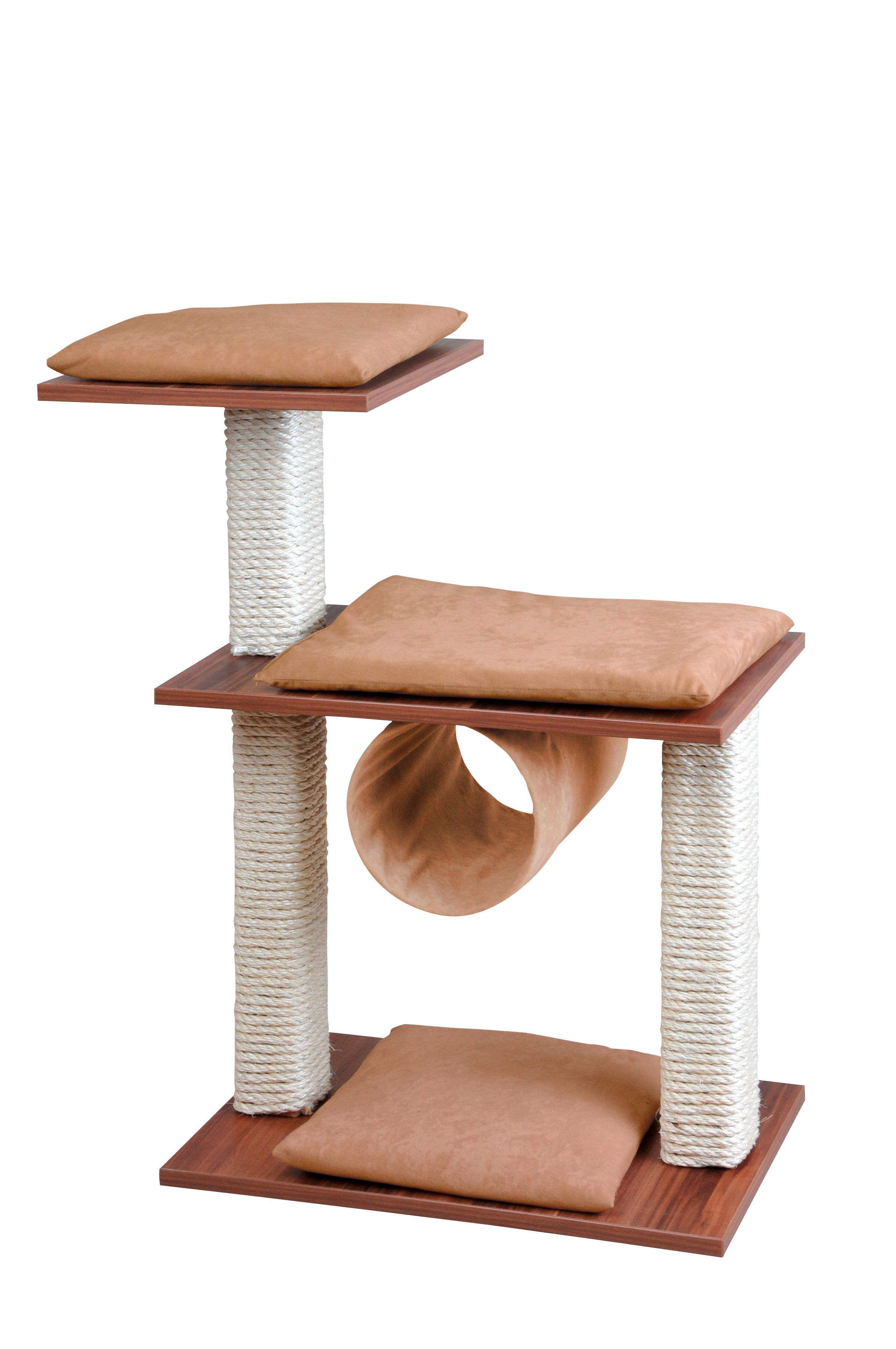 Kratzbaum Cosy Lxbxh 80x36x86 Cm Mit 3 Ebenen Mit Schlafrolle