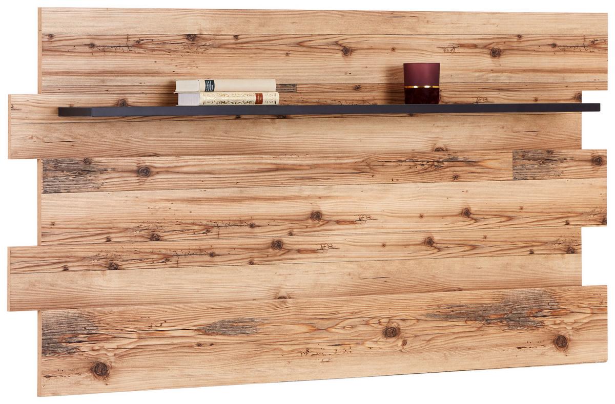 NÁSTĚNNÁ POLICE HENRY - Moderní, kompozitní dřevo (160/90/20,2cm)