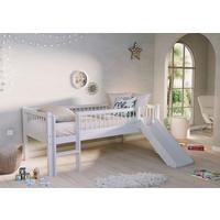 SPIELBETT Forrest Weiß 90x200cm - Weiß/Naturfarben, MODERN, Holz (90/200cm) - Vipack