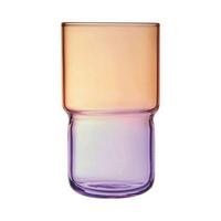 Trinkglas Grace - Koralle/Flieder, Design, Glas (320ml)