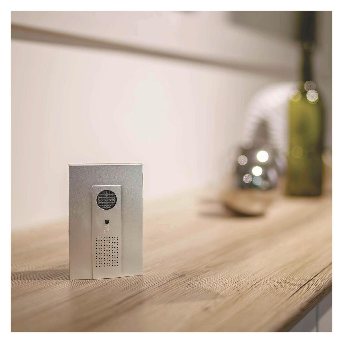 Vezeték Nélküli Csengő Dc P5712 - alumíniumszínű, műanyag