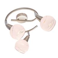 LED-Strahler 3-Flammig verstellbar Ø 25 cm - Basics, Glas/Metall (25/21cm) - Globo