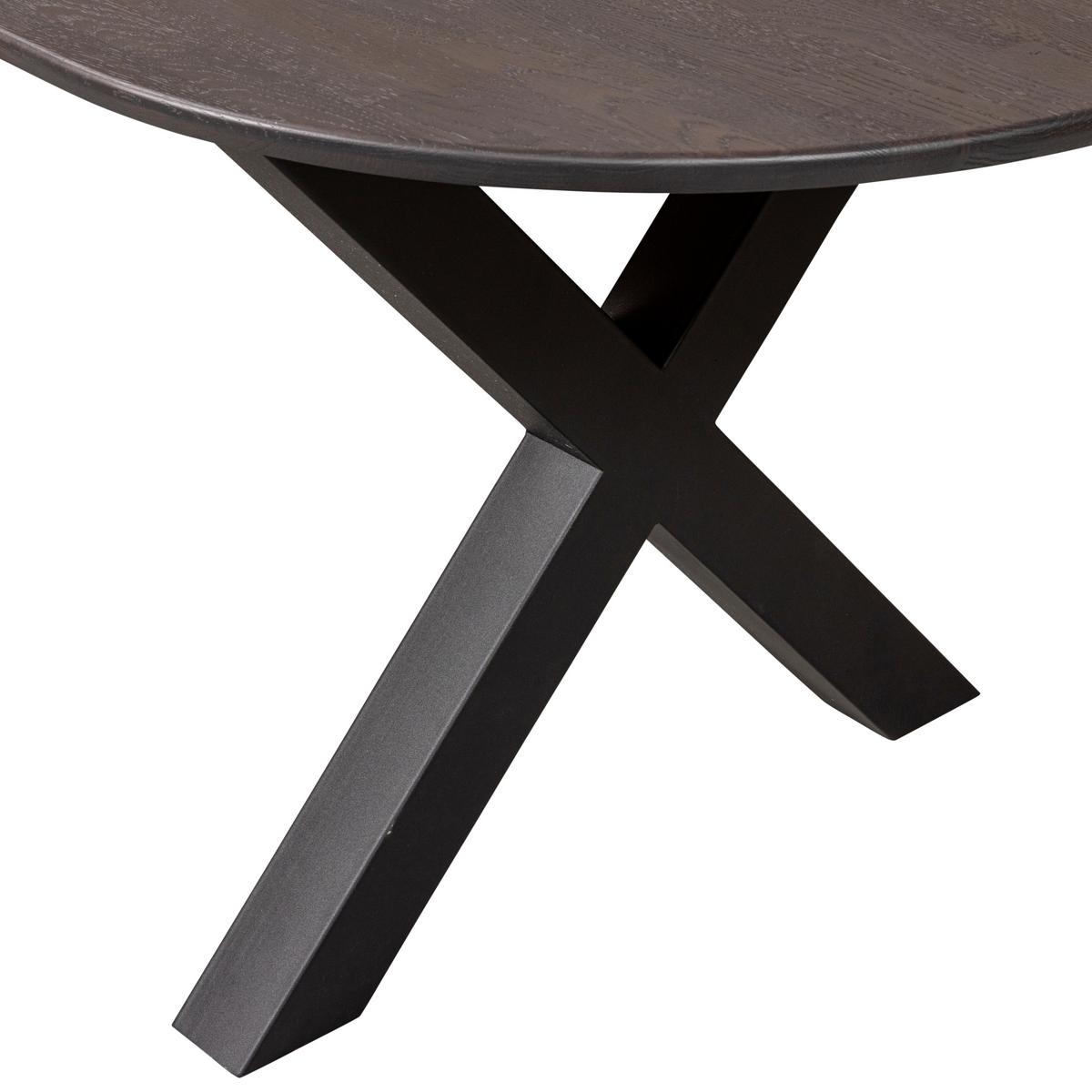 TISCHGESTELL Tablo Schwarz B: 79cm - Schwarz, MODERN, Metall (79/72/10cm) - Livetastic