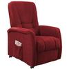 Fernsehsessel Harry Rot B: 77 Cm - Dunkelgrün/Rot, Design, Textil (77/107/88cm) - Livetastic