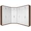 Drehtürenschrank 136cm Wien, Weiß/ Stirling Eiche Dekor - Eichefarben/Weiß, KONVENTIONELL, Holzwerkstoff (136/212/56cm) Drehtürenschrank 136cm Wien, Weiß/ Stirling Eiche Dekor - Eichefarben/Weiß, KONVENTIONELL, Holzwerkstoff (136/212/56cm)