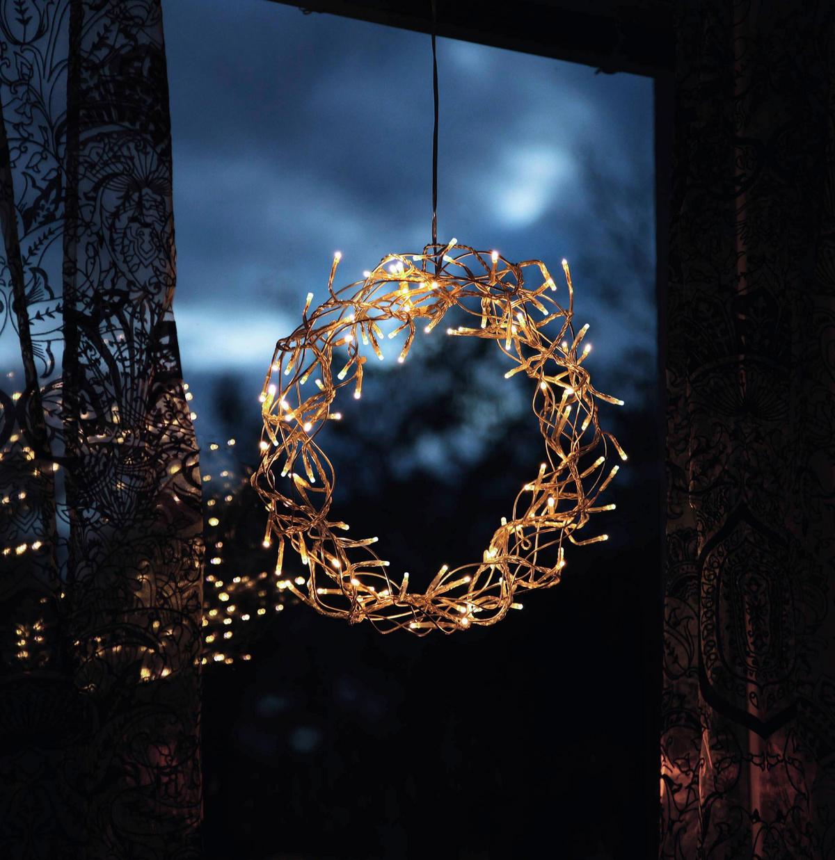 LED-Dekoleuchte 411012 Curly - Transparent/Silberfarben, Basics, Kunststoff/Metall (60cm) - Eglo