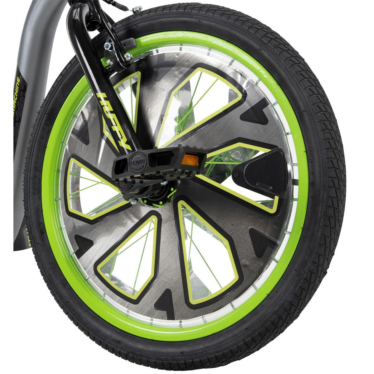 Dreirad Huffy Green Maschine Grün - Schwarz/Grün, Basics, Kunststoff/Metall (53,3/94/91,4cm)