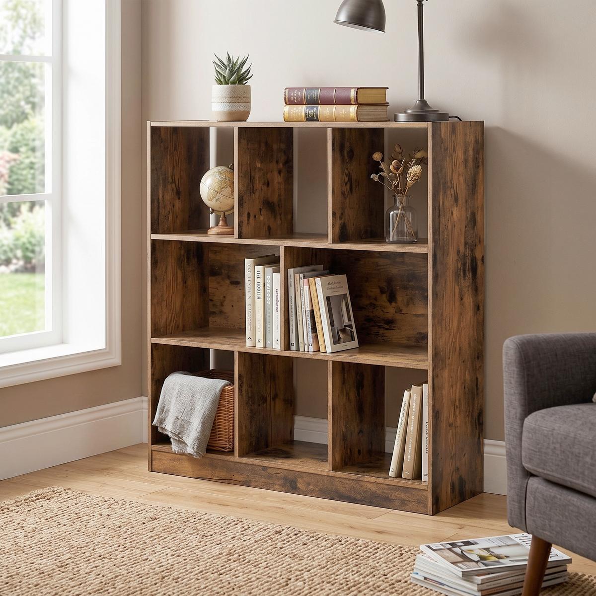 REGAL Iron B: 98 cm Braun - Braun, Basics, Holzwerkstoff (98/100/30cm) - Boxxx