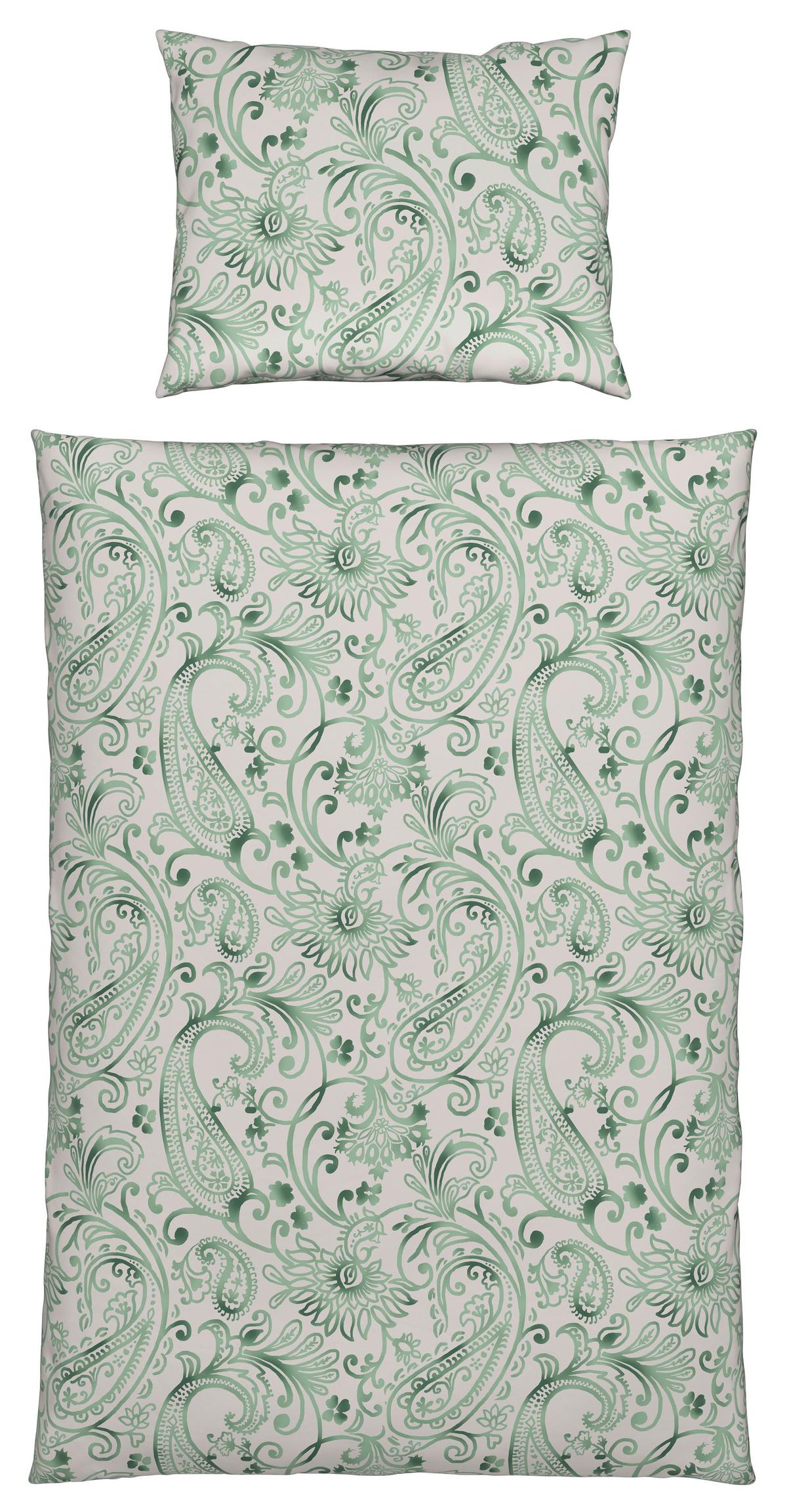 Bettwäsche Desiree - Grün, ROMANTIK / LANDHAUS, Textil - James Wood