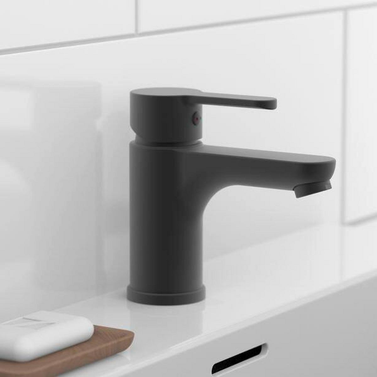 Fürdőszobai Csaptelep Denver 44106 - fekete, Konventionell, fém (5,0/13,0/14,5cm)