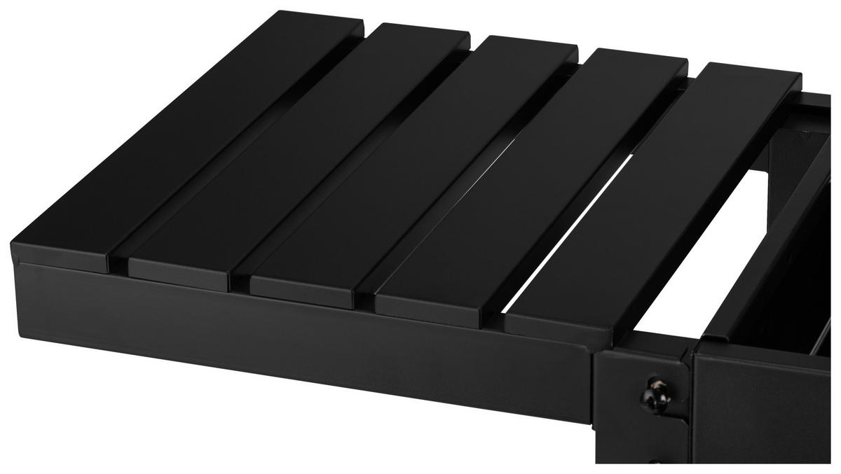 Faszenes Grill Blacky - fekete, Trend, műanyag/fém (109/54/104,5cm) - Homezone
