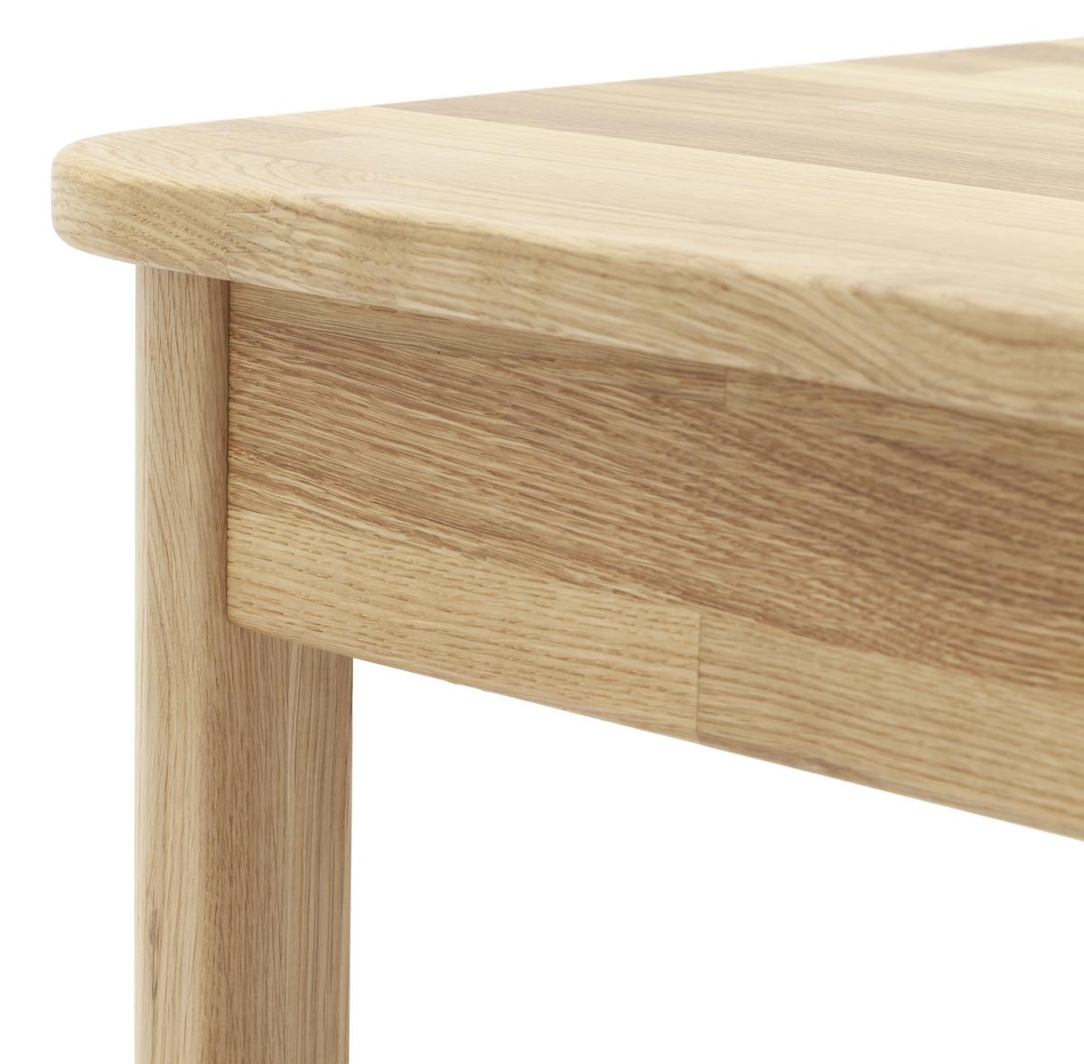 Esstisch Oskar - Wildeiche, KONVENTIONELL, Holz (120/80/76cm) - MID.YOU