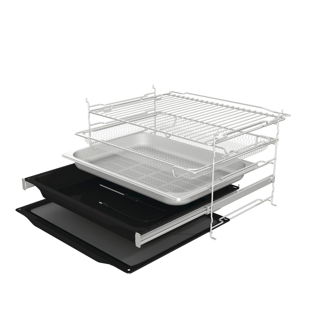 Dampfbackofen BFs6148b - Schwarz, MODERN, Glas (59,5/59,5/56,4cm) - Gorenje