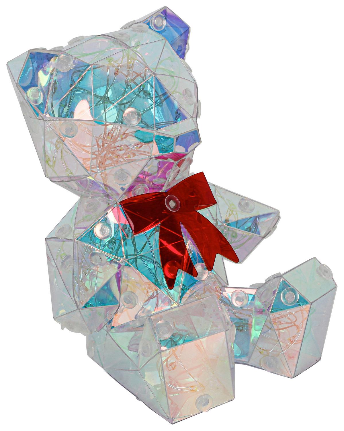 DEKORAČNÉ LED SVIETIDLO GIGA - priehľadné/perleťová, Modern, plast (11/11,5/13,5cm) - Mömax