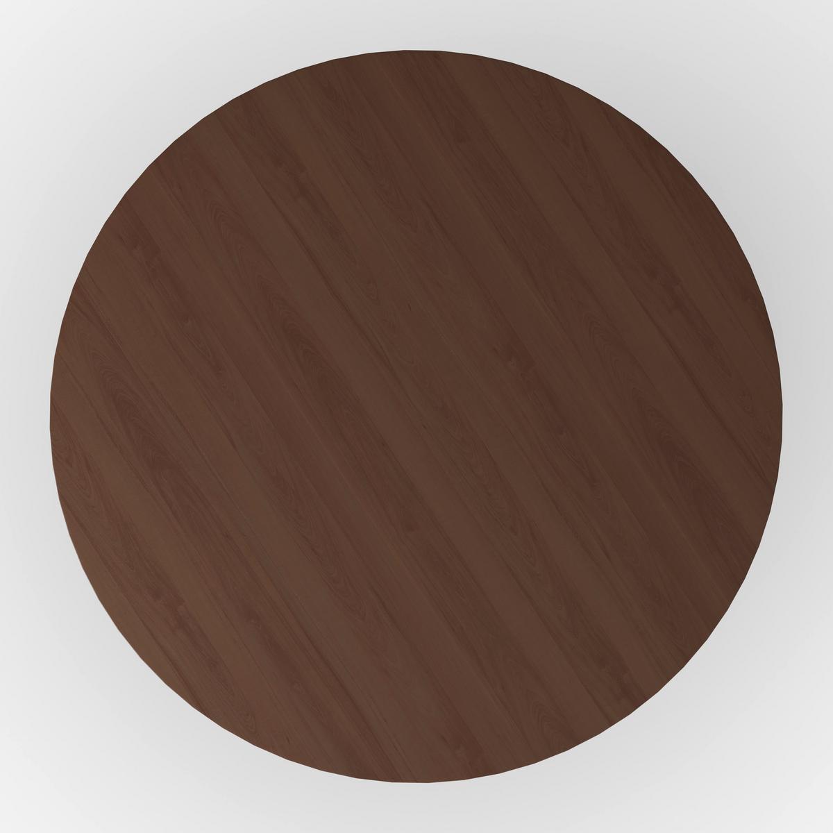 Jídelní stůl ENNIO 120 - barvy vlašských ořechů, Moderní, kov/dřevo (120/75cm) - Bessagi Home