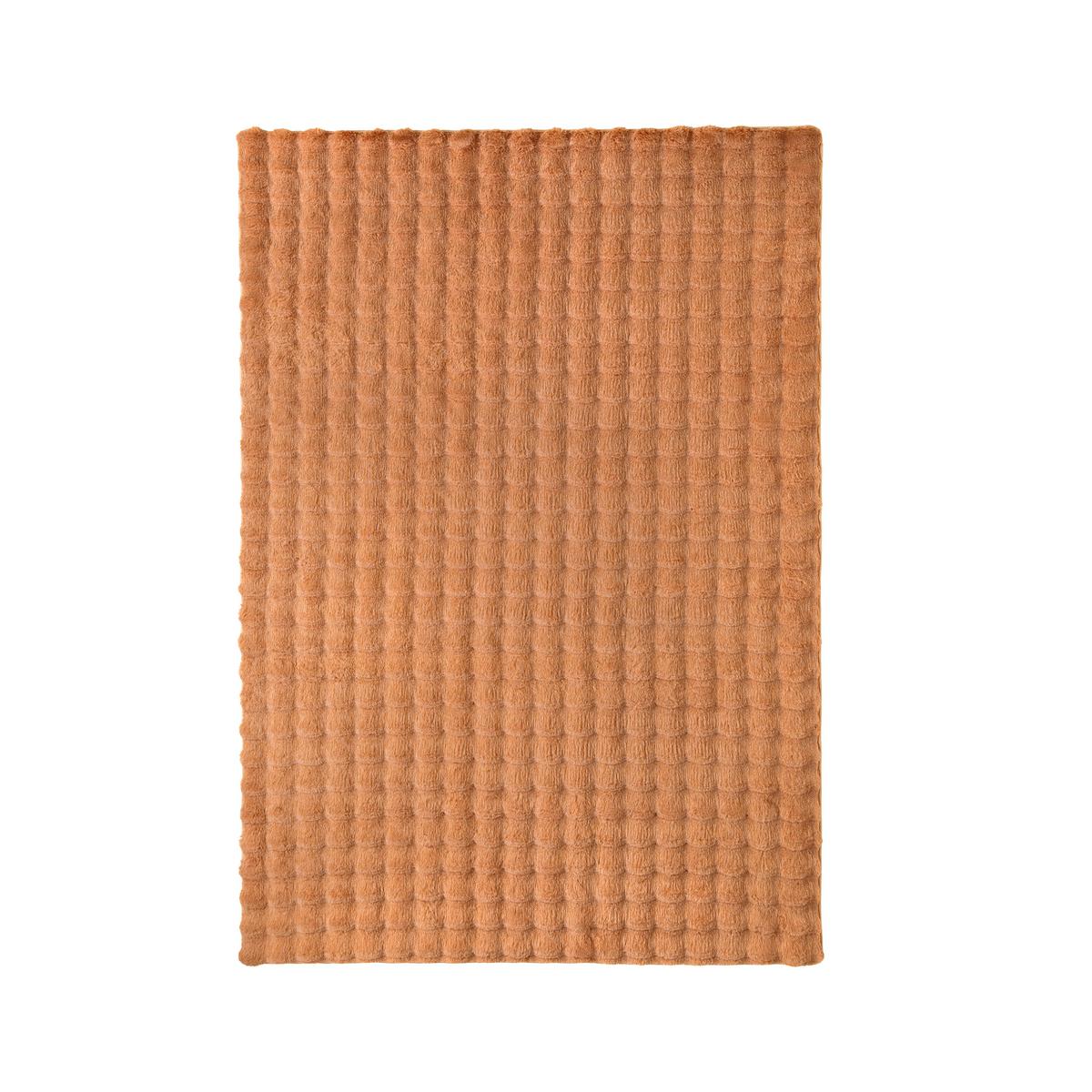 UMĚLÁ KOŽEŠINA BUBBLE 1 - oranžová, Moderní, textil (80/150cm) - Mömax