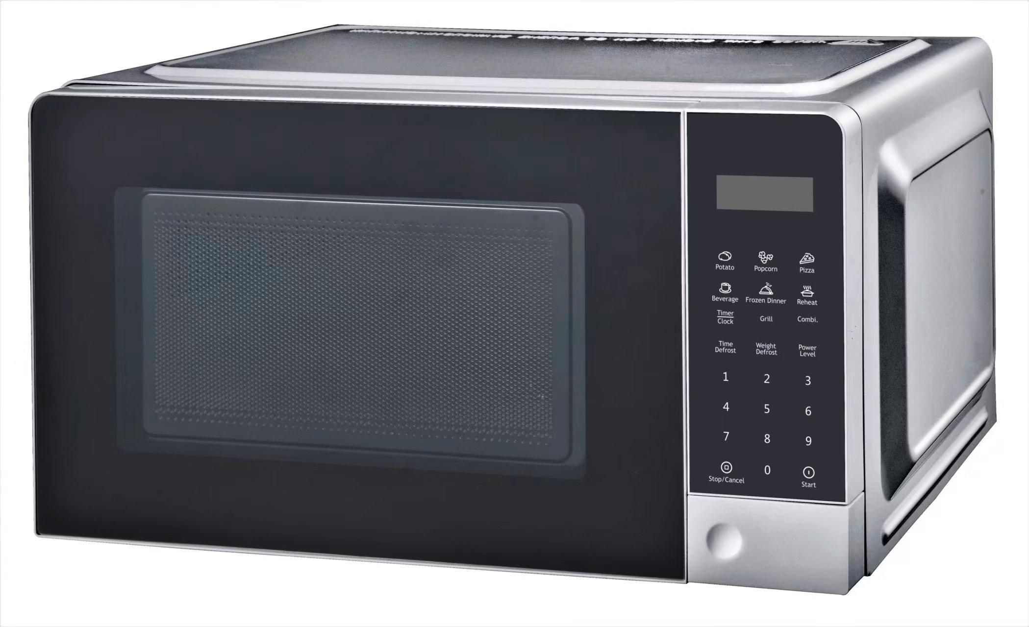 Mikrowelle Bono Schwarz 700 W 11 Leistungsstufen - Schwarz, Basics, Glas/Kunststoff (24,3/44,6/33,2cm) - Bono