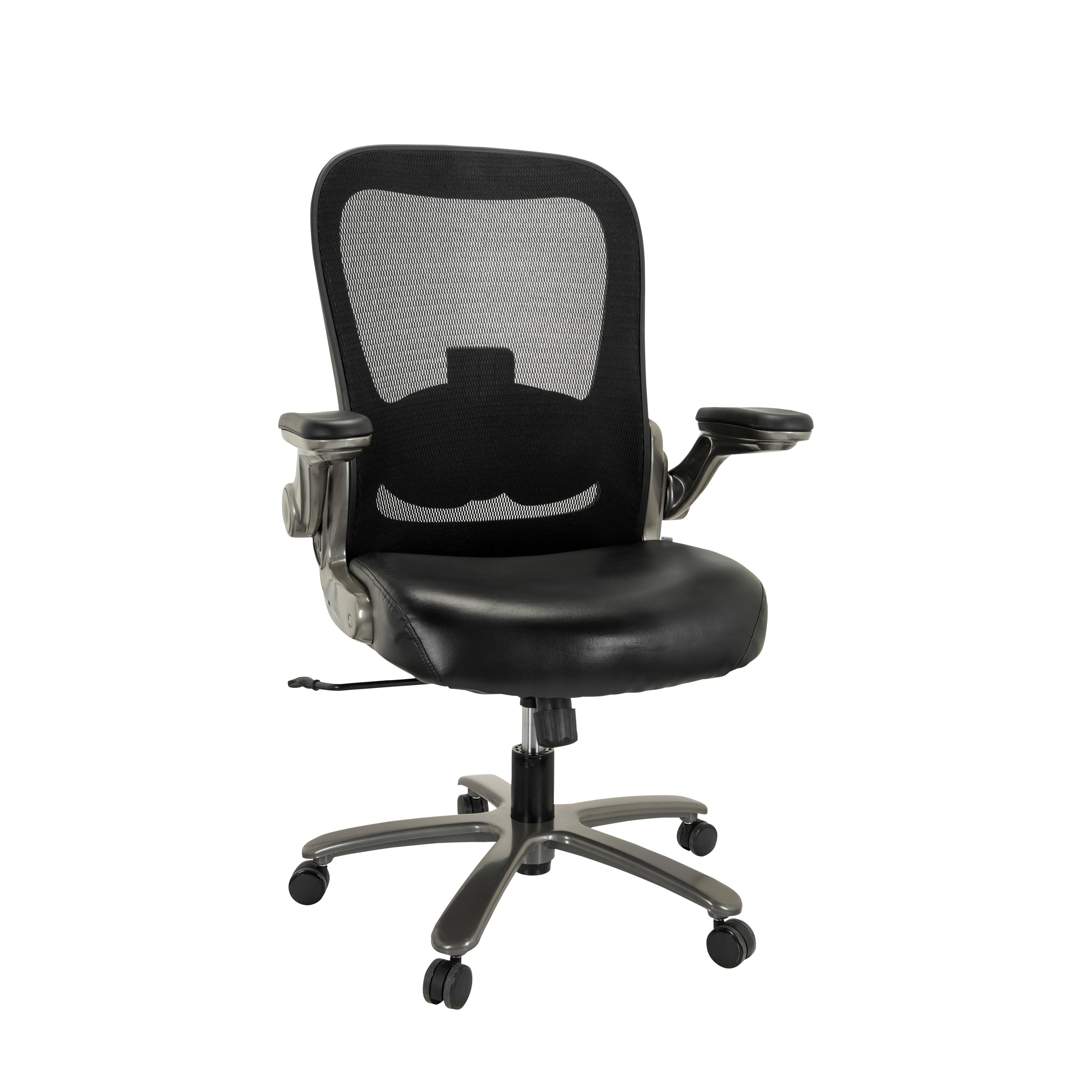 Drehstuhl Instructor Schwarz/ Grau Bis 220 Kg - Silberfarben/Schwarz, Basics, Kunststoff/Textil (75/122/68cm) - MID.YOU