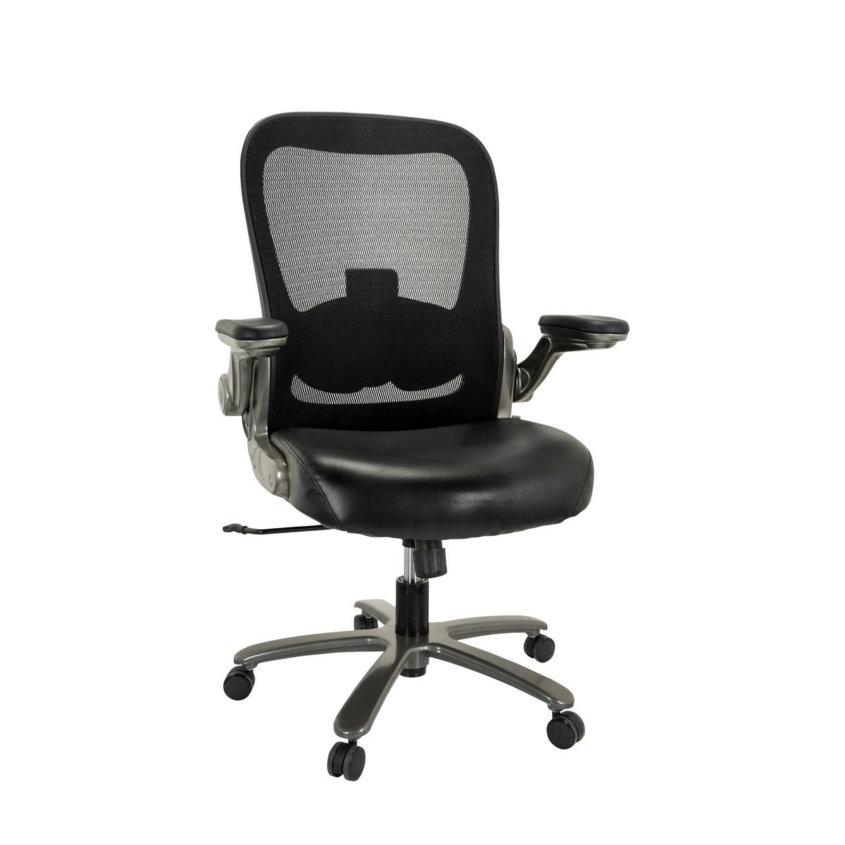 Drehstuhl Instructor Schwarz/ Grau Bis 220 Kg - Silberfarben/Schwarz, Basics, Kunststoff/Textil (75/122/68cm) - MID.YOU