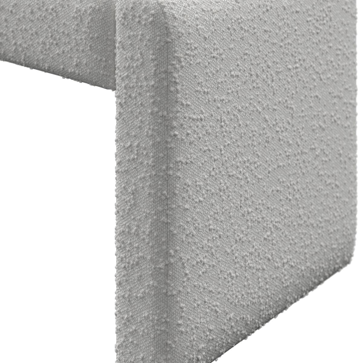 SEDACÍ LAVICE ANDREA - bílá, Moderní, dřevo/textil (123/50/45cm) - Bessagi Home