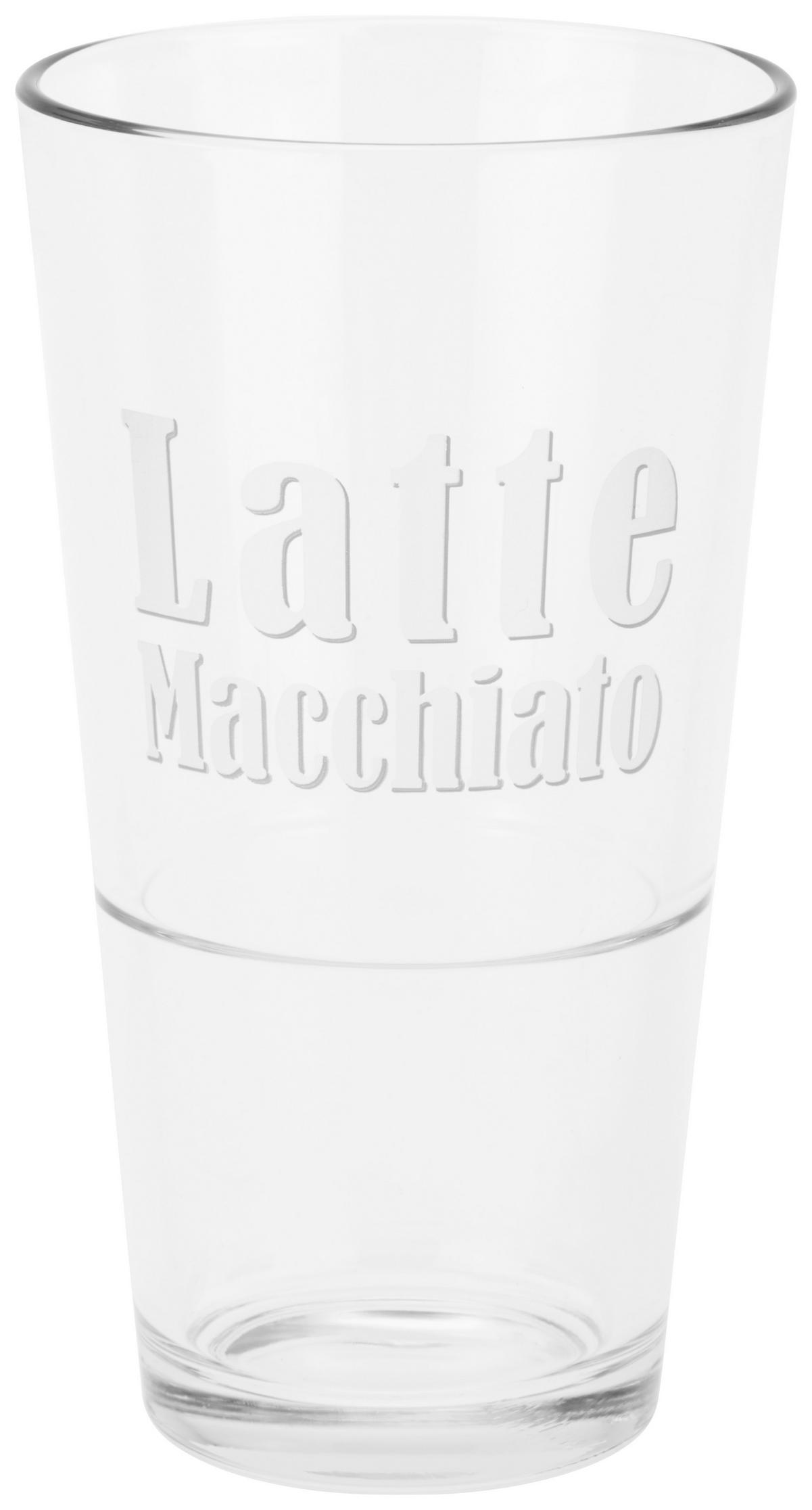 Latte Macchiatoglas Hitzebeständig Harald 365 ml - Klar, MODERN, Glas (7,9/14,3cm) - Luca Bessoni