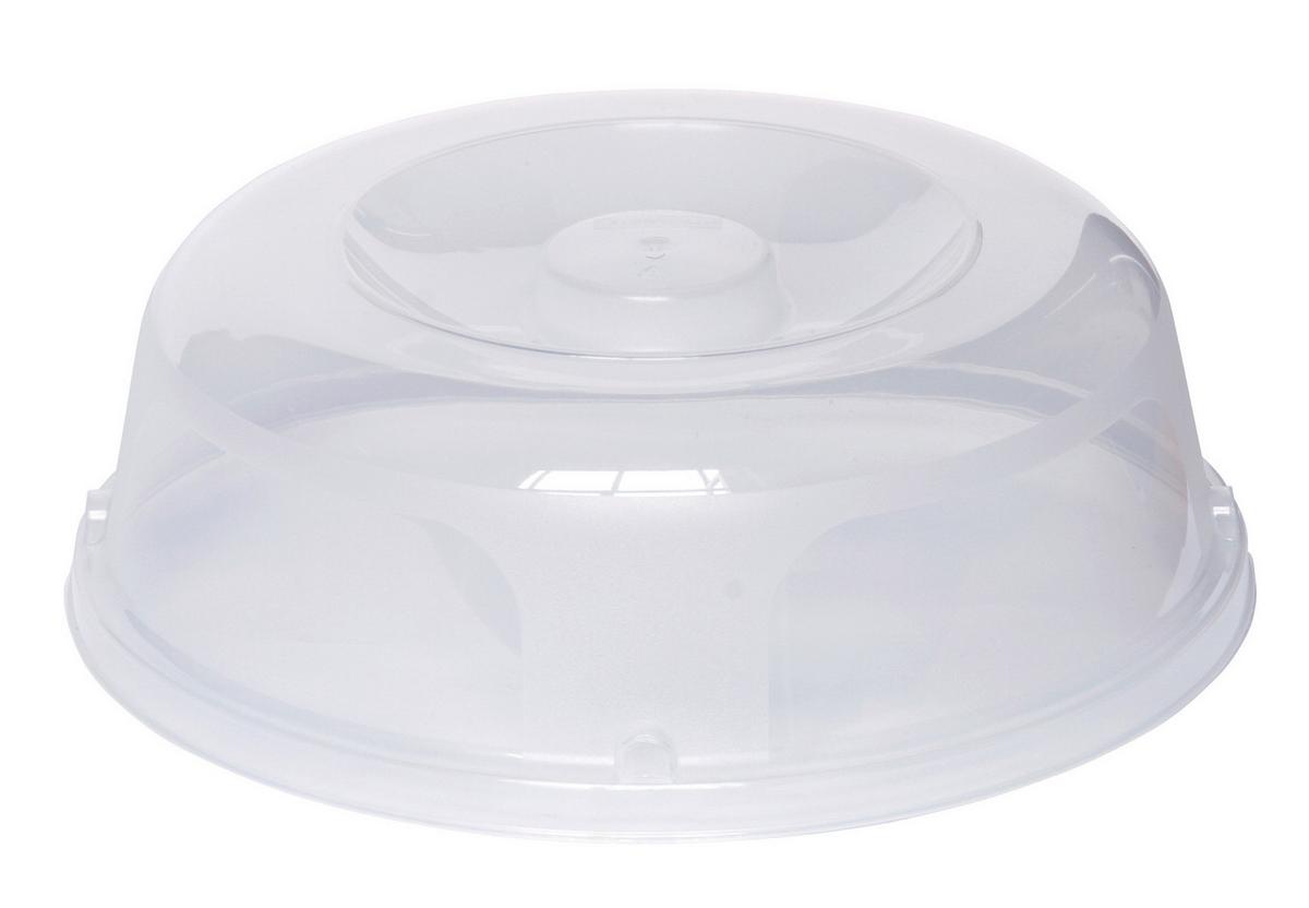Kryt do mikrovlnnej rúry MICRO - priehľadné, Basics, plast (27/8.9/27cm)
