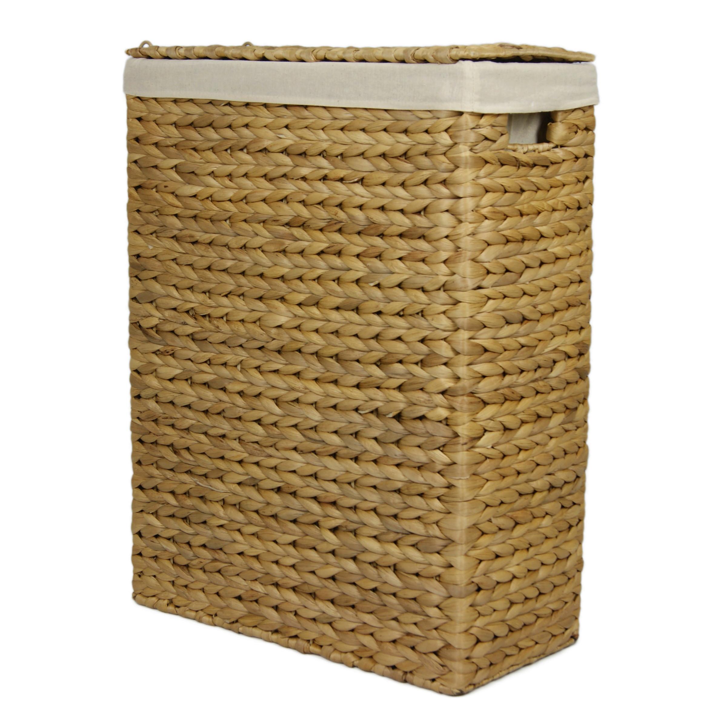 Wäschesammler LxBxH: 45x23x60 cm - Braun, Basics, Holz (45/23/60cm)