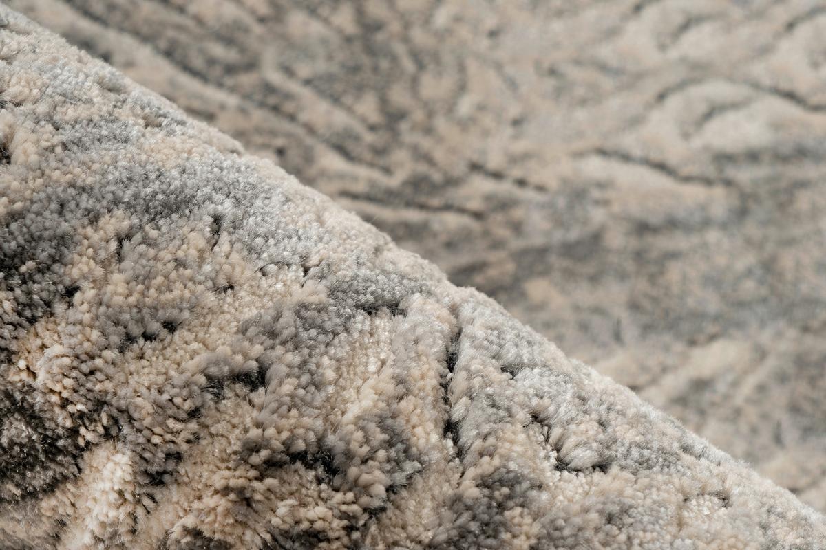 Teppich Adeon Grau B: 80 cm - Grau, KONVENTIONELL, Textil (80/150cm)