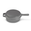 SADA HRNCŮ 2-dílná - šedá, Basics, kov (26,5cm) - Echtwerk