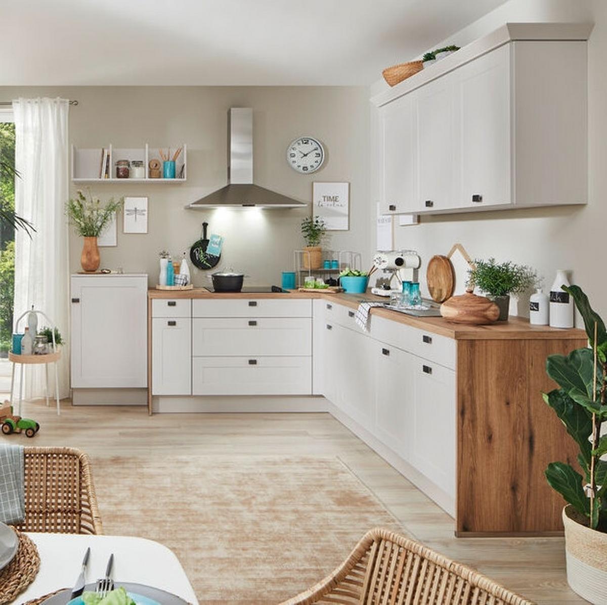 Einbauküchen Pn 435 Frei Planbar Landhausstil - Holzwerkstoff - Pino