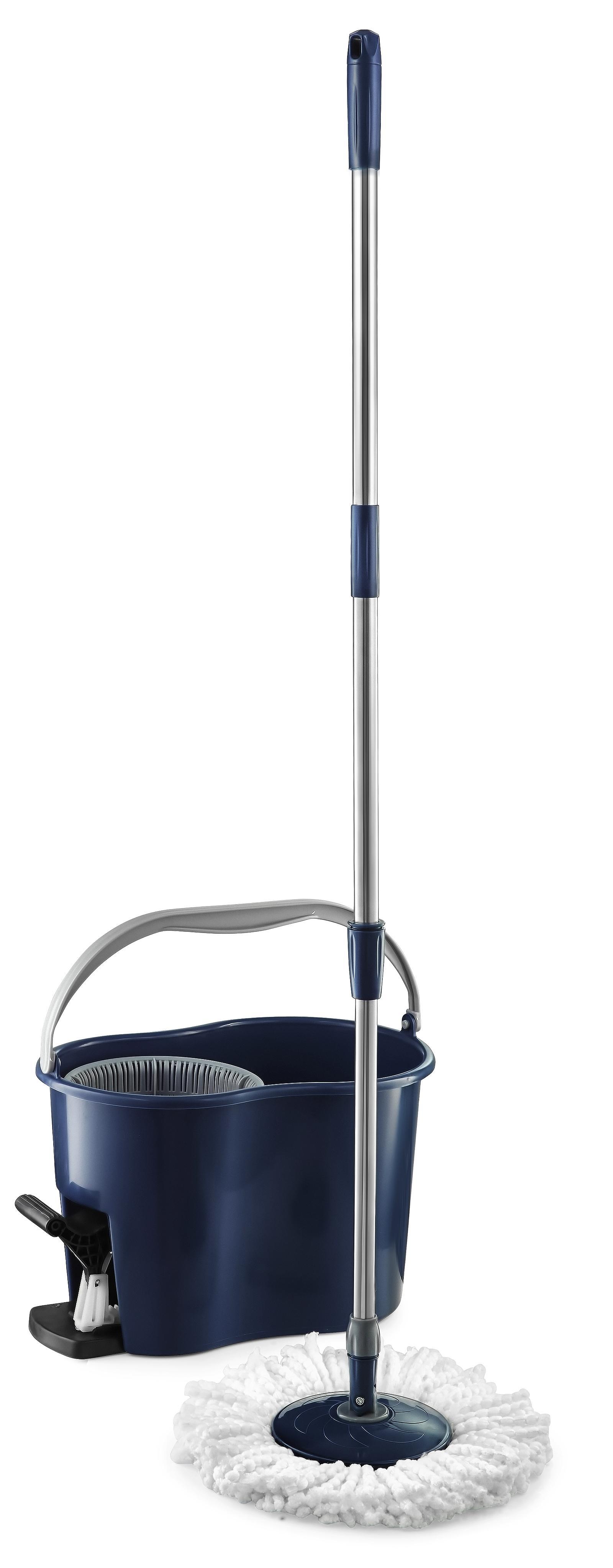 Felmosó Szett Jotta - Fehér/Kék, Műanyag/Textil (46,5/30,5/32cm)