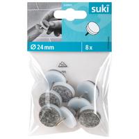 Filckorong 24mm 8db - fehér, műanyag (2,4cm) - Suki