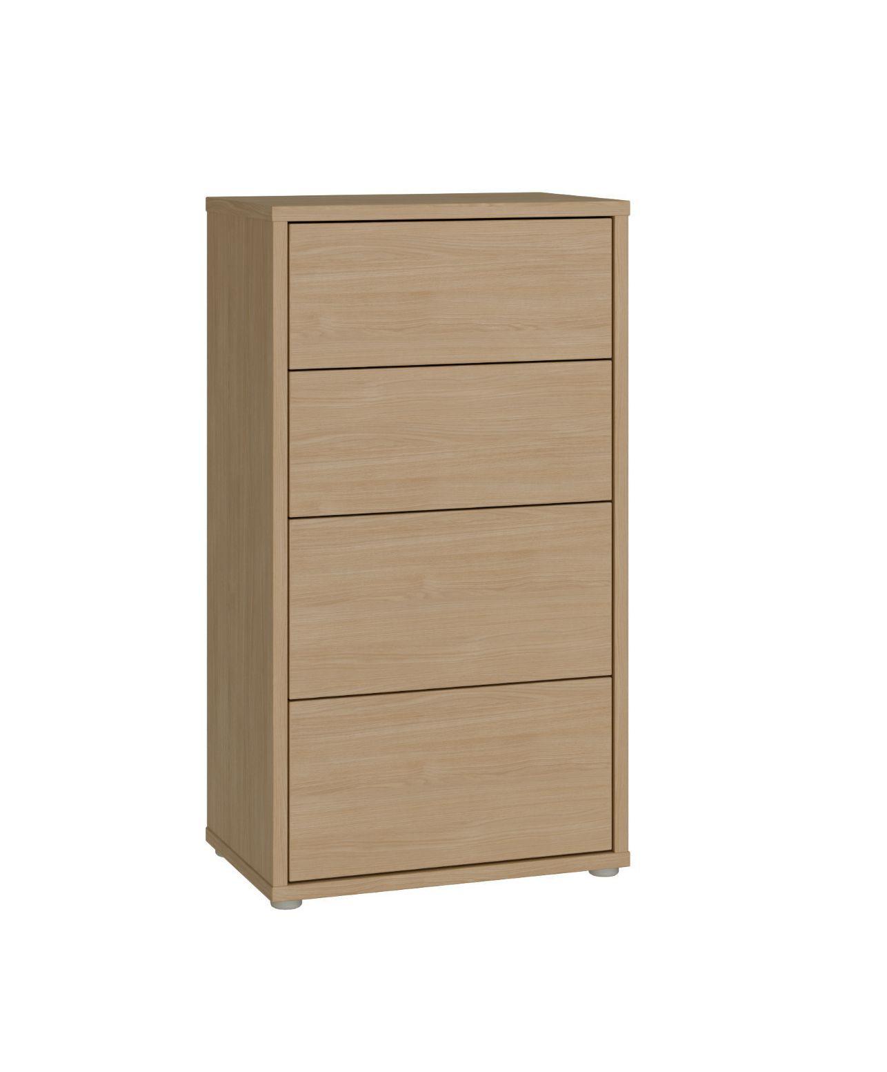 KOMODA ALICE SPRINGS - farba duba, Modern, kompozitné drevo (54,8/99,1/34,9cm)