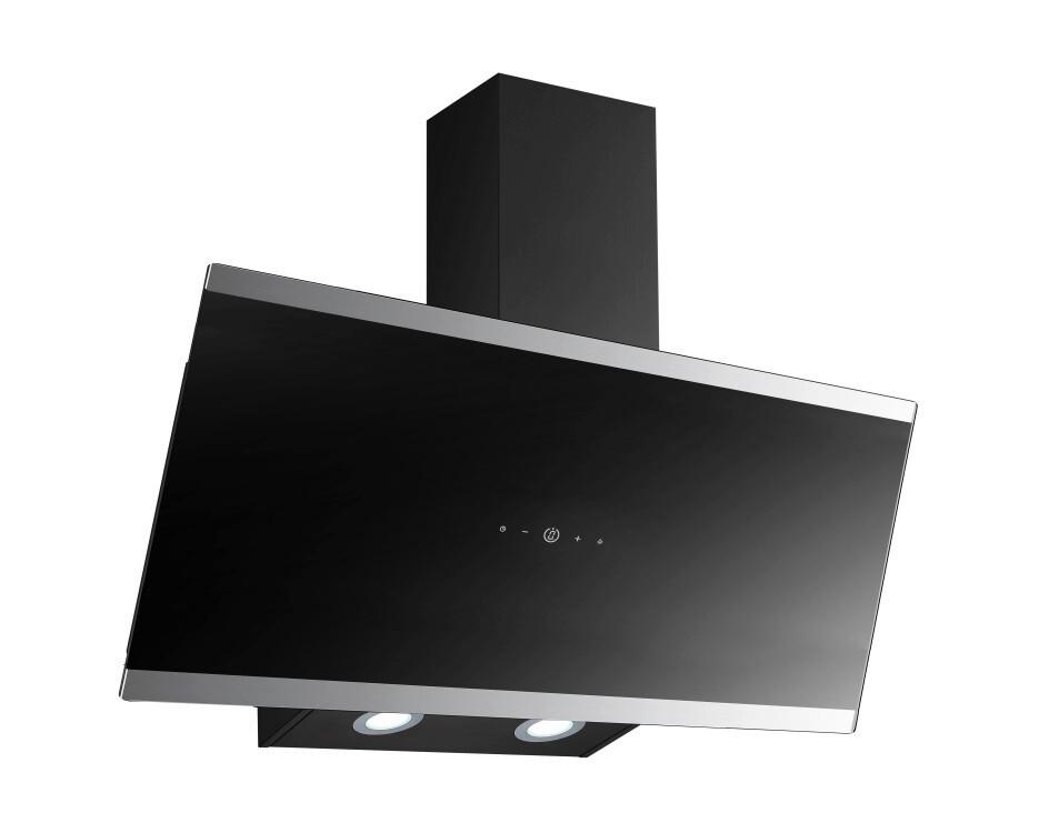 Dunstabzugshaube S33-90a+bth - Schwarz, Trend (90/114,4/38,2cm) - PKM
