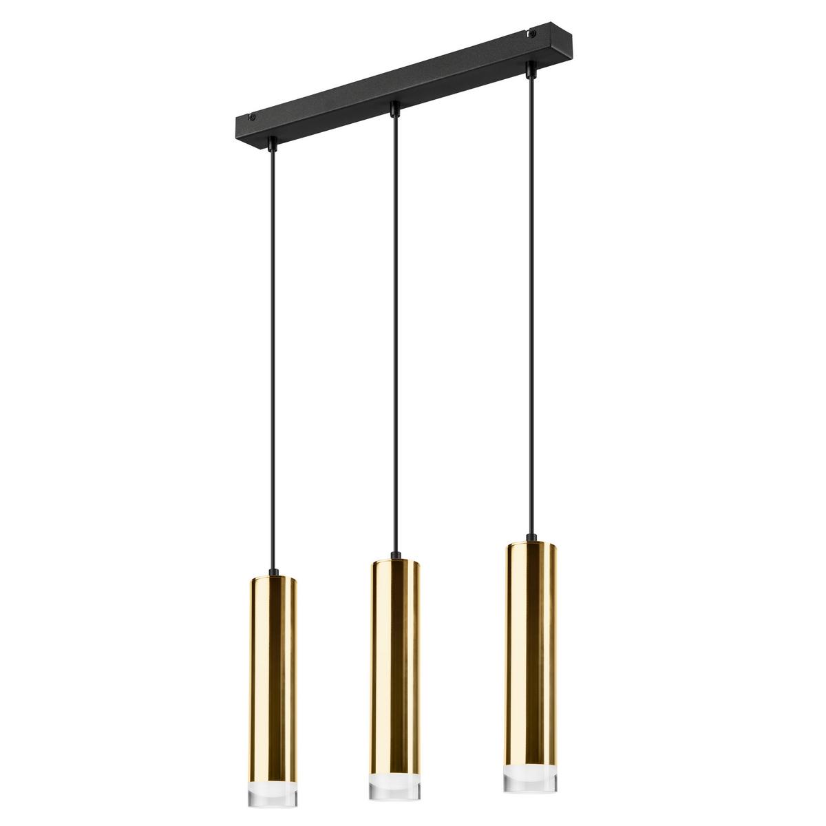 Hängeleuchte 39589 Diego Gold - Goldfarben, Design, Metall (90/50/90cm)