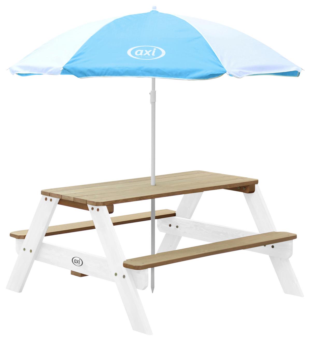 Kinder-gartenset A031.003.01 - Blau/Braun, KONVENTIONELL, Holz (97,7/48,7/95cm) - Ambia Garden