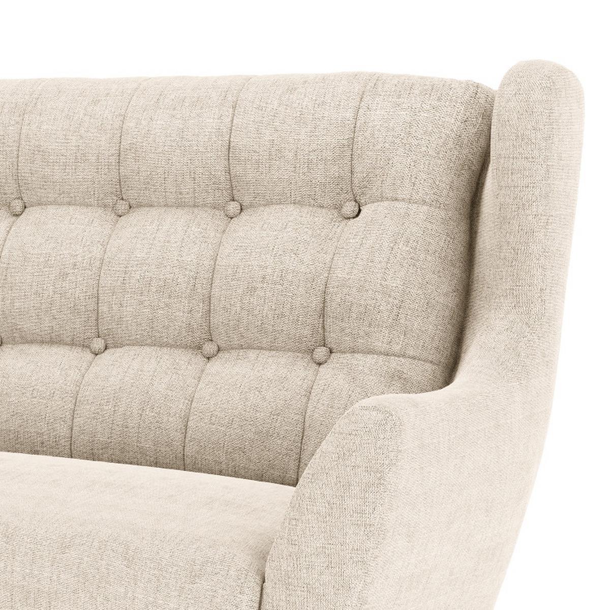 Ecksofa Henry Silberfarben, S: 250x173 cm - Eichefarben/Silberfarben, KONVENTIONELL, Textil (250/173cm) - Trendmanufaktur