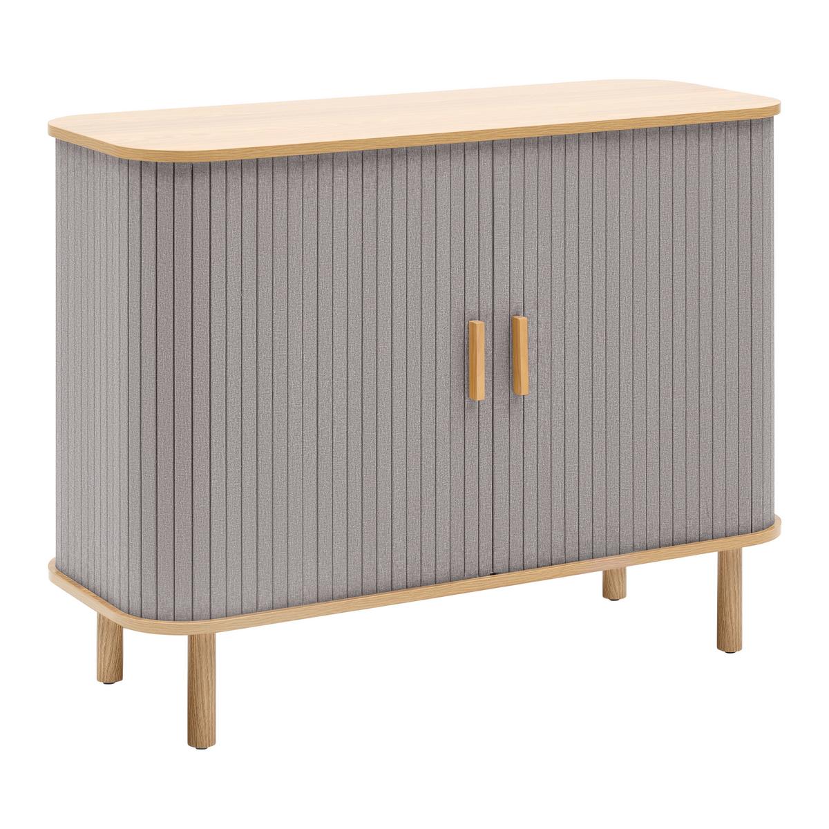 KOMODA ARVID -EXKLUSIV- - sivá/prírodná farba, Modern, drevo/kompozitné drevo (100/75/40cm) - Mömax