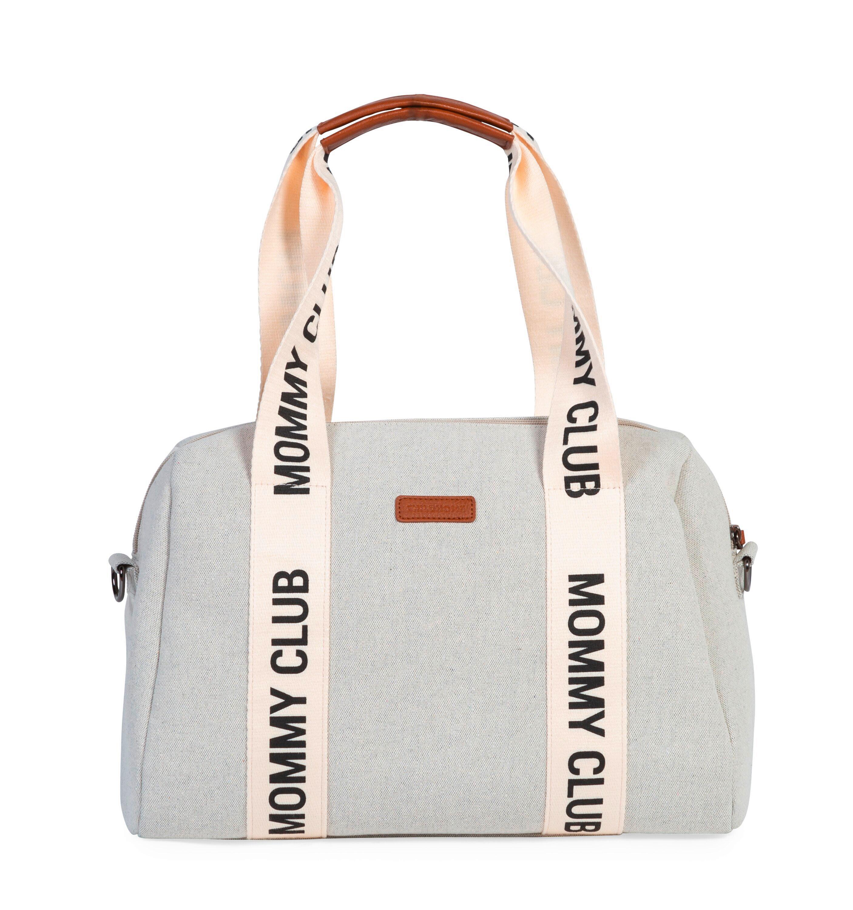 Wickeltasche Mommy Club Creme/Weiß, B: 38 cm - Creme/Weiß, KONVENTIONELL, Kunststoff/Textil (38/21/27cm) - Childhome