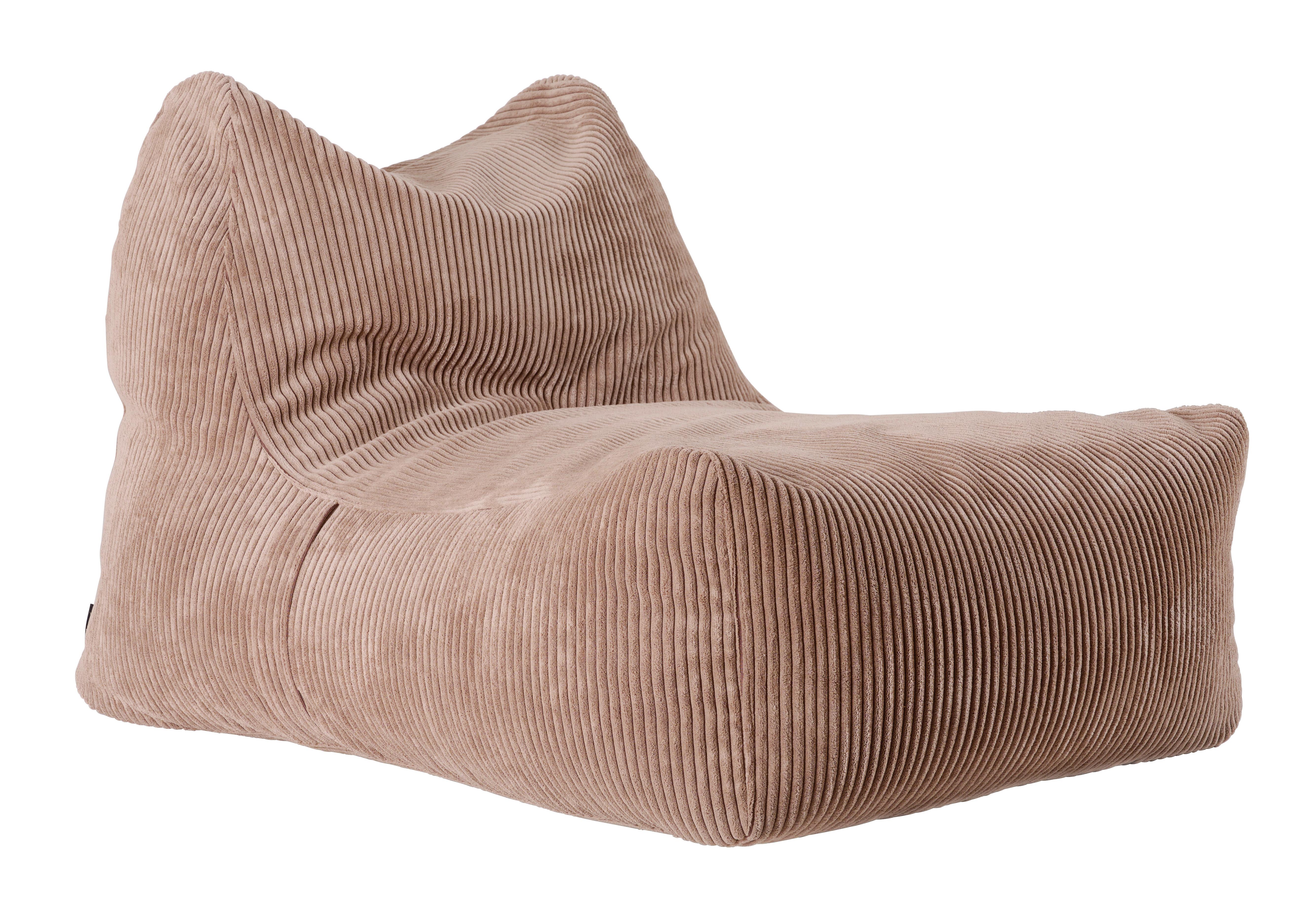 Sitzsack Hellbraun B: 83cm - Hellbraun, Trend, Textil (83/70/120cm) - Livetastic